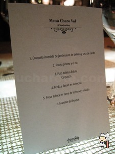 Cucharete disfrutó de la cocina de Charo Val en Los Martes con Estrella del Restaurante Éccola de Madrid